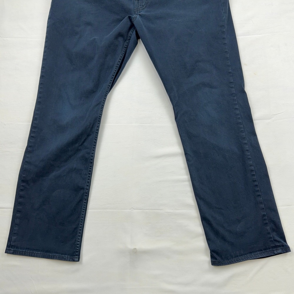 Polo Ralph Lauren Varick Slim Straight Mens Navy Blue Stretch Pants 36/30 - Picture 8 of 11